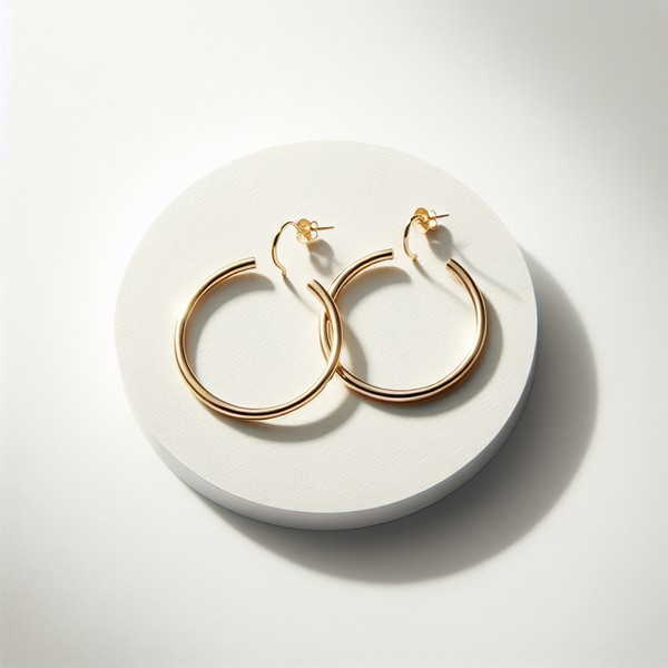 Gold Hoop Earrings