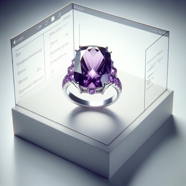 Amethyst Cocktail Ring